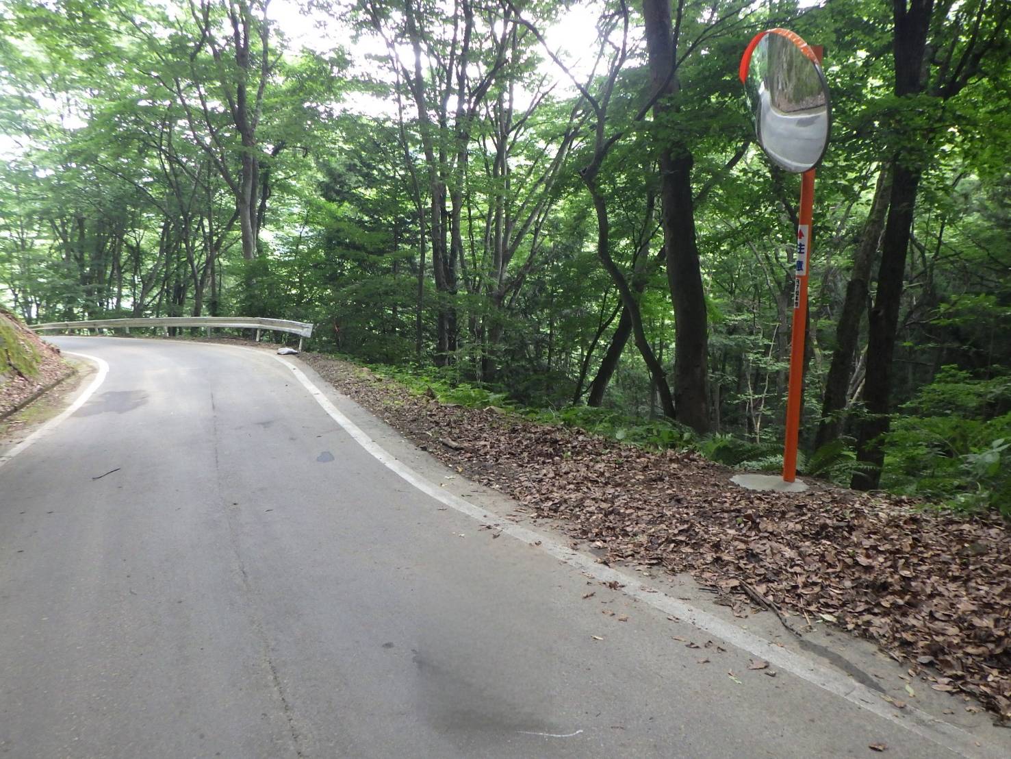 カーブミラー設置工事